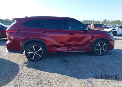 2022 Toyota Highlander Xse из США, поврежденный, VIN 5TDLZRAH6NS137265